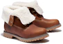 Shop Timberland 添柏岚 Authentics 防水捲筒戶外靴 女款 咖啡棕