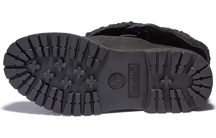 Cheap Timberland 添柏岚 Authentics 防水卷筒戶外靴 女款 碳黑色