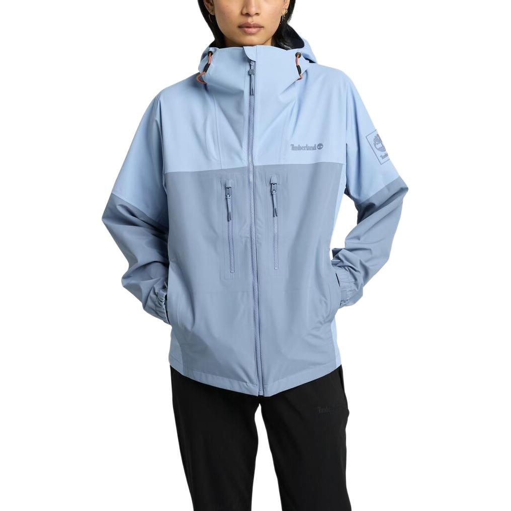 Shop (Women) Timberland AW24  Waterproof Windproof Outdoor Running Jacket Nebula Blue A5XRU-EMA