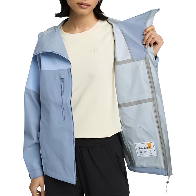Details for (Women) Timberland AW24  Waterproof Windproof Outdoor Running Jacket Nebula Blue A5XRU-EMA