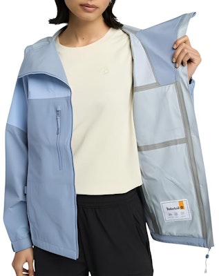 (Women) Timberland AW24 Waterproof Windproof Outdoor Running Jacket Nebula Blue A5XRU-EMA Details for (Women) Timberland AW24 Waterproof Windproof Outdoor Running Jacket Nebula Blue A5XRU-EMA