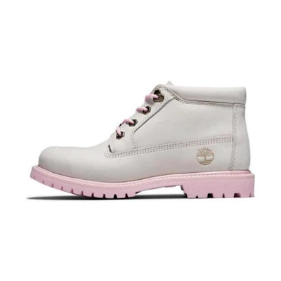 (W) Timberland Nellie Chukka Double Waterproof Boot 'White Pink'