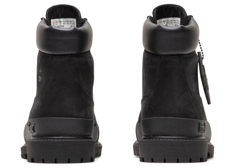 Lookbook (W) Timberland 6" Boot Premium Bee Line Rubber Toe WP Hitam Nubuck TB0A5ZRB001