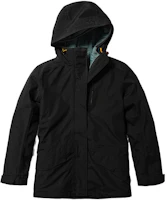 (Women) Timberland Black Three-in-One Solid Color Hooded Jacket A63TN-001 (Women) Timberland Black Three-in-One Solid Color Hooded Jacket A63TN-001
