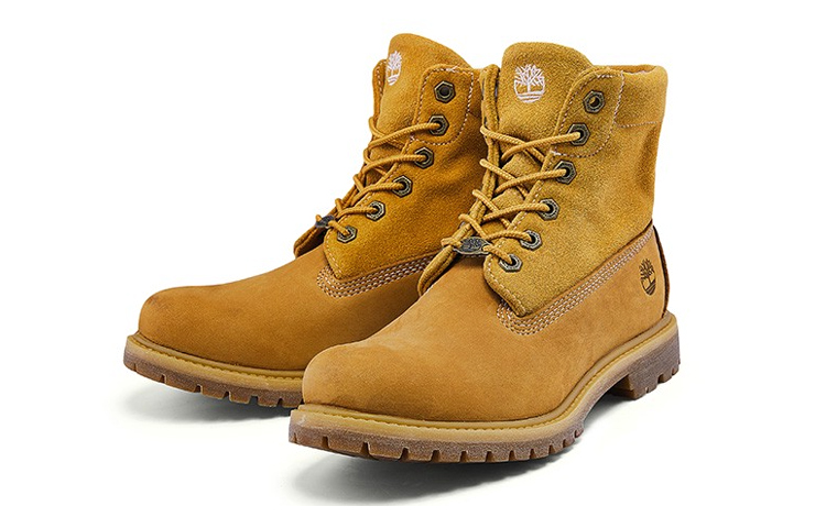 Lookbook Timberland添柏嵐 休閒高筒馬丁鞋 女款 小麥色