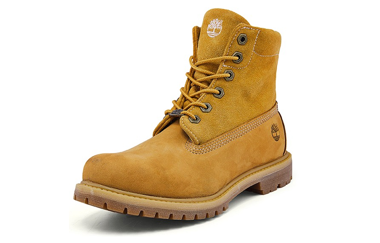 Shop Timberland添柏嵐 休閒高筒馬丁鞋 女款 小麥色