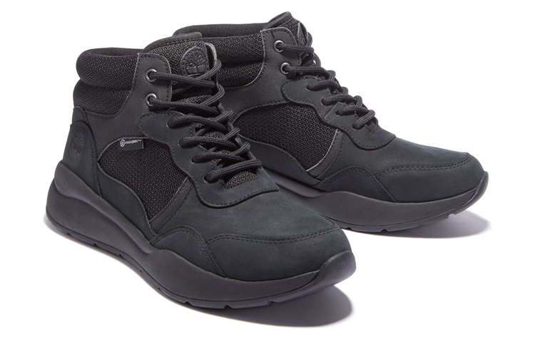 Lookbook (Women) Timberland Boroughs Mid 'Black Waterproof' A2HDT