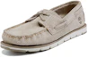 Lookbook (W) Timberland Camden Falls Scarpe Barca Pelle Scamosciata Bianche A1P84