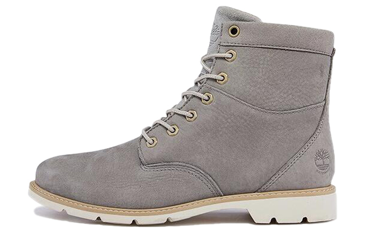 (W) Timberland Campton 6 Inch Waterproof Wide-Fit Boots 'Grey Nubuck'