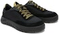 (W) Timberland Supaway Kulit dan Kain Oxford Trainers 'Hitam dengan Emas' A5RQZW