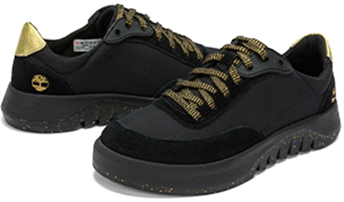 (Women) Timberland Supaway Leather and Fabric Oxford Trainers 'Black with Gold' A5RQZW Shop (Women) Timberland Supaway Leather and Fabric Oxford Trainers 'Black with Gold' A5RQZW