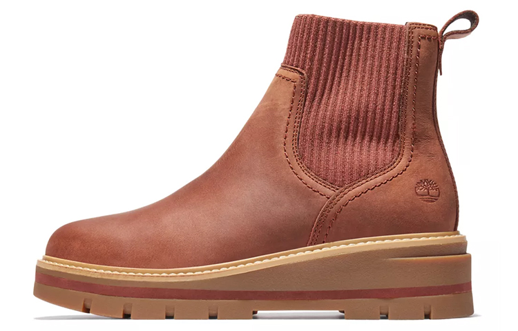 (Women) Timberland Cervinia Valley Chelsea 'Ruby Red' A2JYYCH7