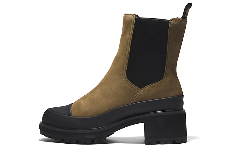 Buy (W) Timberland 切尔西中筒靴 '绿色黑色' A44XC327