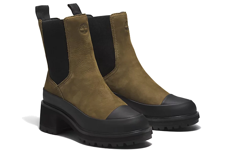 Shop (W) Timberland 切尔西中筒靴 '绿色黑色' A44XC327