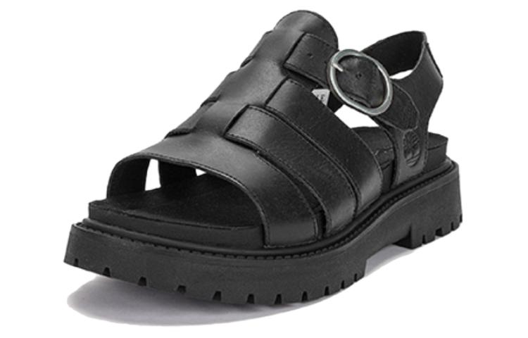 (W) Timberland Clairemont Way Fisherman Sandals 'Black Nubuck' 圖 3