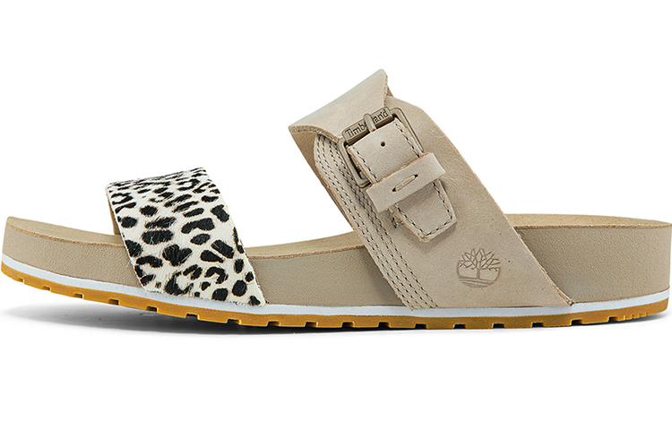 (Women) Timberland Comfort Slip-On Sandal 'Leopard Beige' A24TF