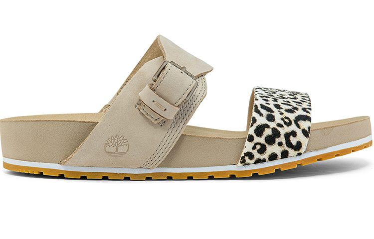 Order (Women) Timberland Comfort Slip-On Sandal 'Leopard Beige' A24TF