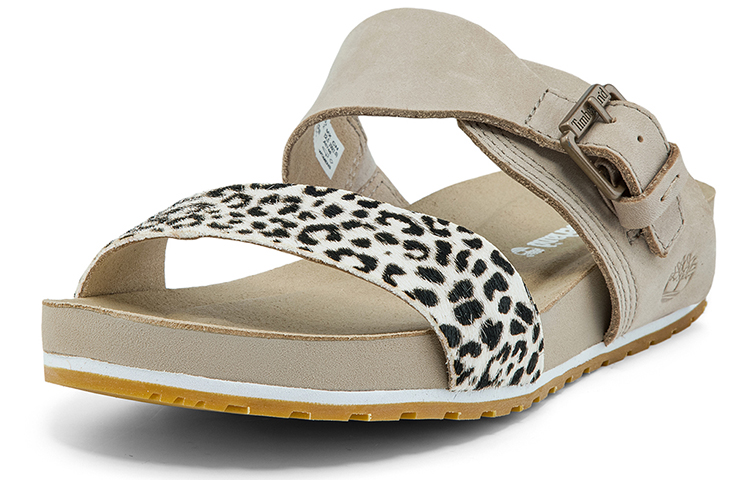 Lookbook (Women) Timberland Comfort Slip-On Sandal 'Leopard Beige' A24TF