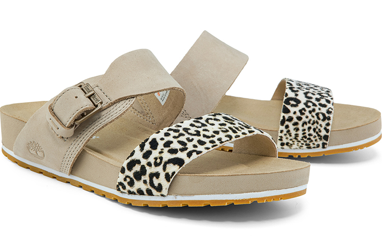 Purchase (Women) Timberland Comfort Slip-On Sandal 'Leopard Beige' A24TF