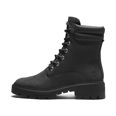 (W) Timberland Cortina Valley 6 Inch Waterproof Boots 'Black Nubuck'