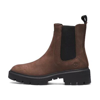 (W) Timberland Cortina Valley Chelsea Boots 'Dark BrownFull Grain'