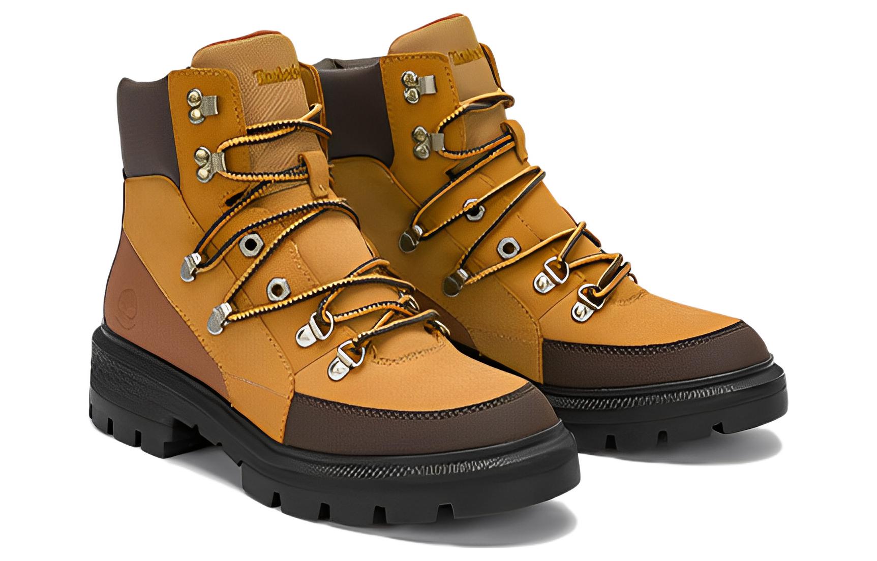 Shop (W) Timberland Cortina Valley Waterproof Randonnée Mi-Hauteur ''Wheat Nubuck'' A5VB4