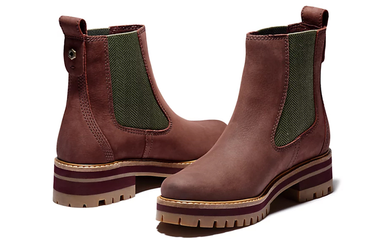 Order (W) Timberland Courmayeur Valley Chelsea 'Coklat Gelap' A2DSQ605