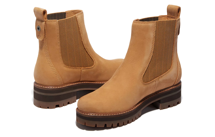 Shop (Women) Timberland Courmayeur Valley Chelsea 'Wheat' A2HKF763