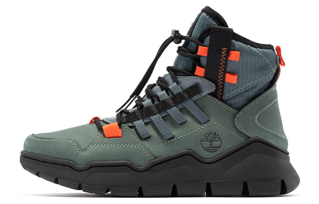 (Women) Timberland Earthkeepers by Ræburn Timberloop Utility Boots 'Green Nubuck' A5TKZ392