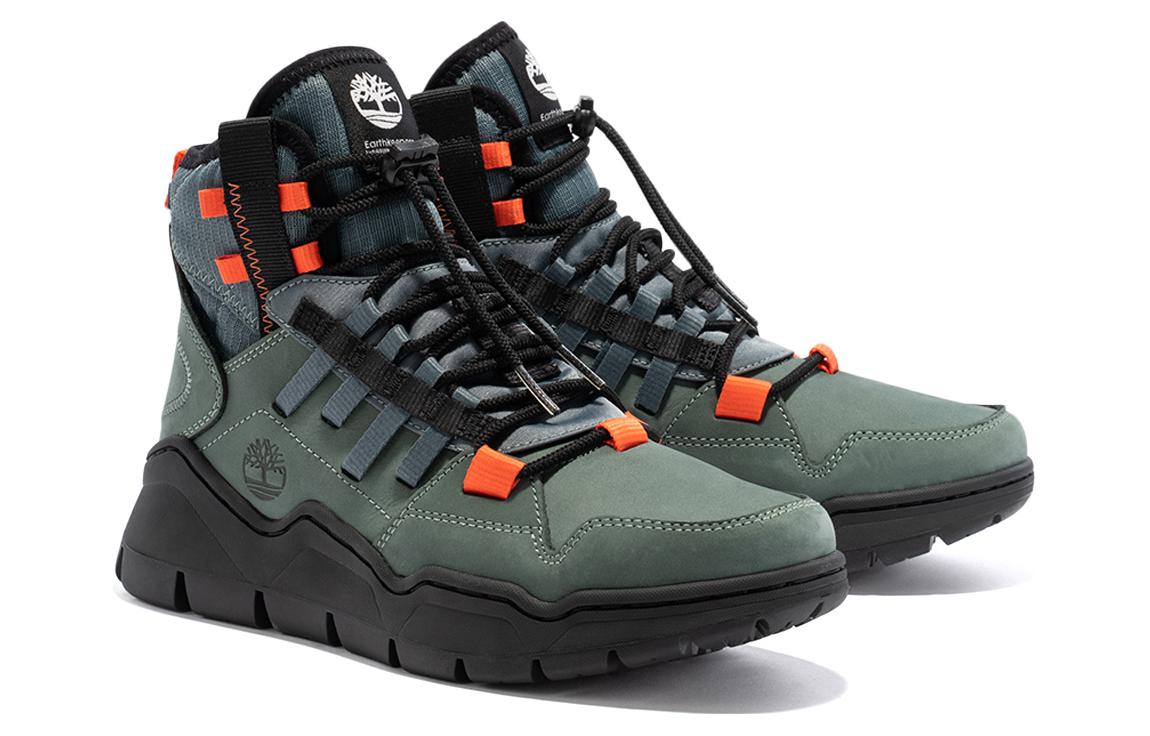 Order (W) Timberland Earthkeepers by Ræburn Timberloop Utility Stiefel ''Grün Nubuk'' A5TKZ392