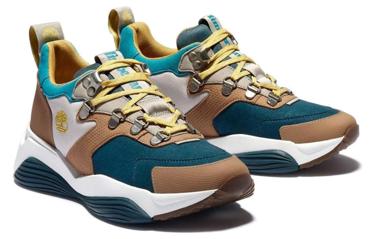 (W) Timberland Emerald Bay Mixed-Media Sneakers 'Teal Multi-Color' 圖 2