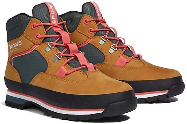 Timberland添柏嶺 euro hiker 防滑耐磨 矮筒 戶外靴 女式 棕灰色 Shop Timberland添柏嶺 euro hiker 防滑耐磨 矮筒 戶外靴 女式 棕灰色