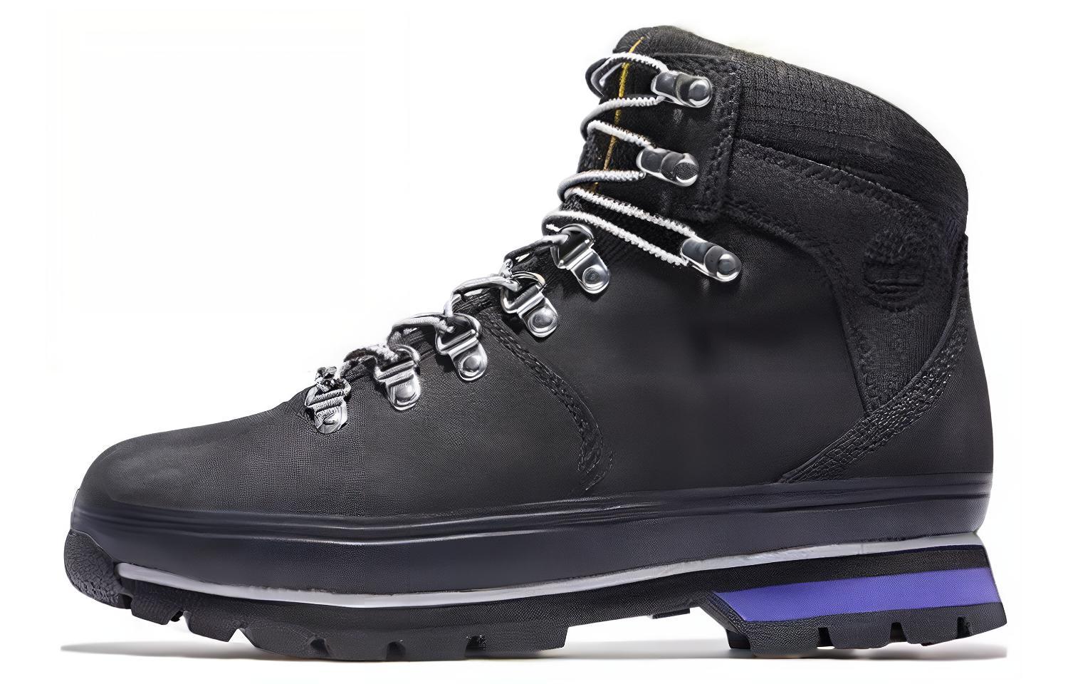 (Women) Timberland Euro Hiker 'Comfortable Versatile Short Boot Black Blue' TB0A2JU6001