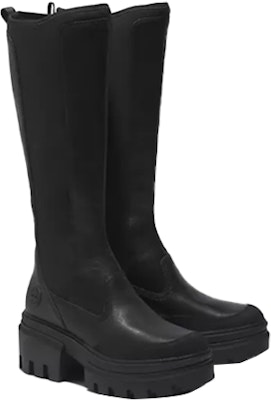 (W) But Timberland Everleigh Boot Tinggi 'Triple Black' TB0A5YMR-015 Lookbook (W) But Timberland Everleigh Boot Tinggi 'Triple Black' TB0A5YMR-015