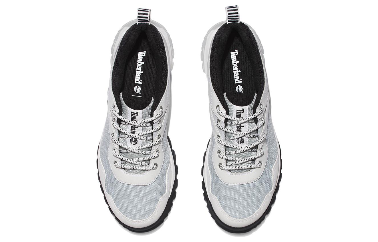 (W) Timberland Fabric Leather Low 'Grey' 圖 4