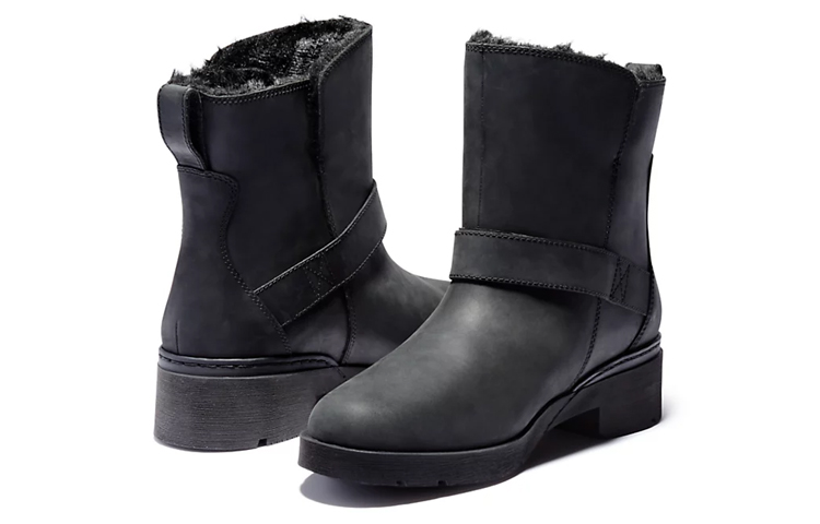 Lookbook Timberland添柏瀾 Graceyn Biker 雪地靴 女款 黑色