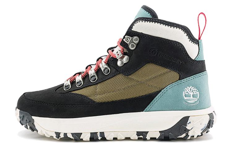 (Women) Timberland Greenstride Motion 6 Inch Waterproof Mid Hiking Boots 'Black Nubuck' A2MT9