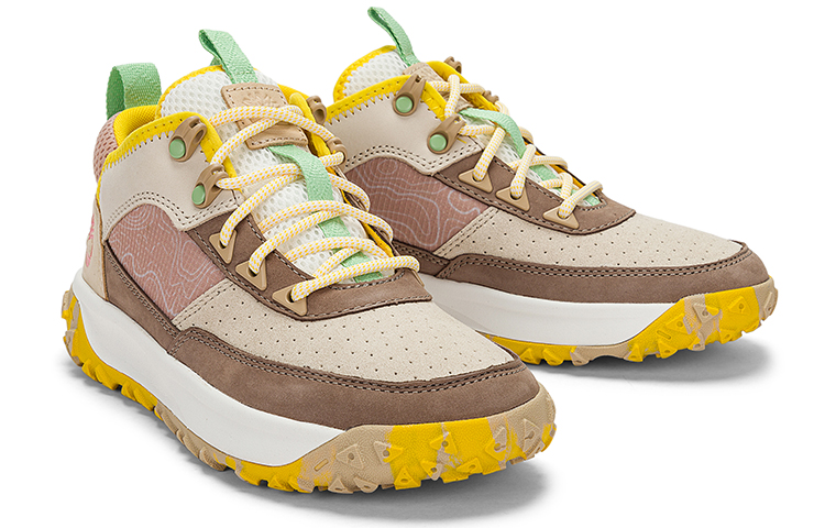 Shop (W) Timberland GreenStride Motion 6 Cuir et Tissu Basse Randonnée ''Beige Nubuck'' A5Z5MW