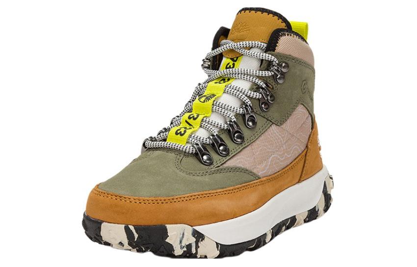 Lookbook (W) Botas Impermeables Timberland Greenstride Motion 6 Mid Tela y Cuero 'Verde Oliva' A5Z4CW