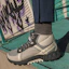 Sizing (W) Timberland Greenstride Solar Wave Lt Hiking 'Putih Kelabu' A2HCR032