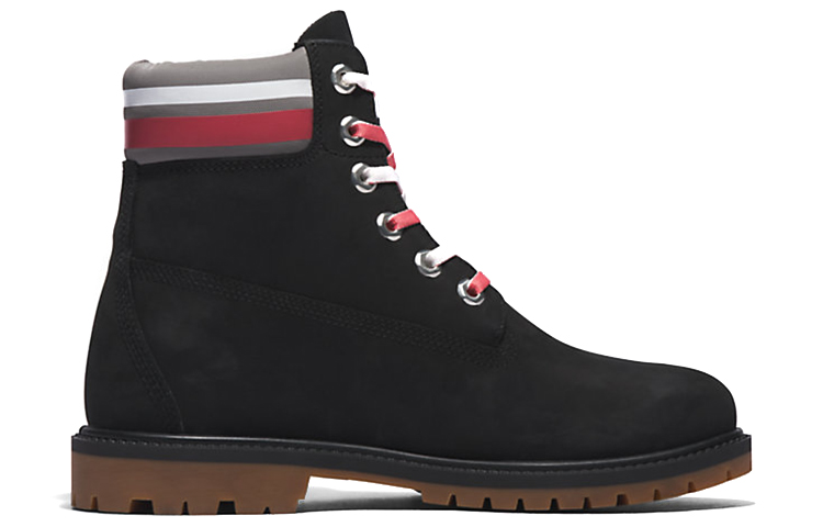 Order (W) Timberland Heritage 6" Mid 'Hitam Abu-abu Pink' A5M58001