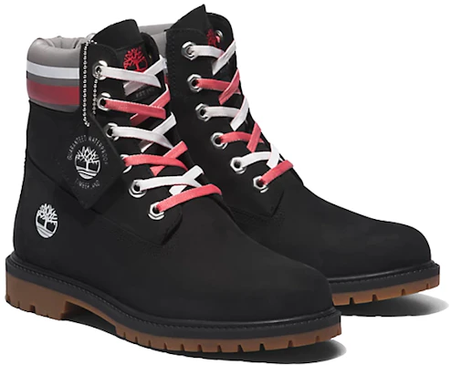 (W) Timberland Heritage 6" Mid 'Hitam Abu-abu Pink' A5M58001 Shop (W) Timberland Heritage 6" Mid 'Hitam Abu-abu Pink' A5M58001