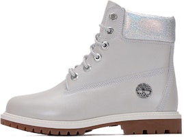 (Women) Timberland Heritage 6 Inch Waterproof Boots 'Light Grey Full Grain with Silver Collar' A2M4DQ20 (Women) Timberland Heritage 6 Inch Waterproof Boots 'Light Grey Full Grain with Silver Collar' A2M4DQ20