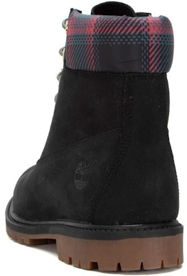 (W) Timberland Heritage 6 Inch Boot Tahan Air 'Hitam Nubuck dengan Pink Teal Kotak-kotak' A5MBG001 Lookbook (W) Timberland Heritage 6 Inch Boot Tahan Air 'Hitam Nubuck dengan Pink Teal Kotak-kotak' A5MBG001
