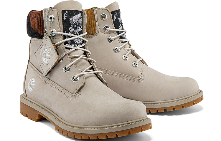 Lookbook (W) Timberland Heritage 6英寸防水宽版靴 '米色磨砂皮迷彩' A2M83W