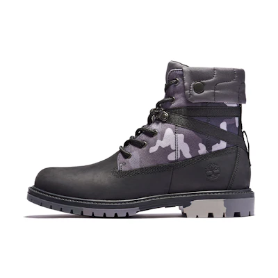 (W) Timberland Heritage EK+ 6 Inch WaterProof Boot 'Black Full Grian'