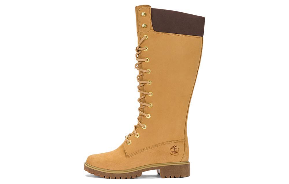 (Women) Timberland High-Top Outdoor Boots 'Comfortable Versatile Waterproof - Light Beige' A2K4C