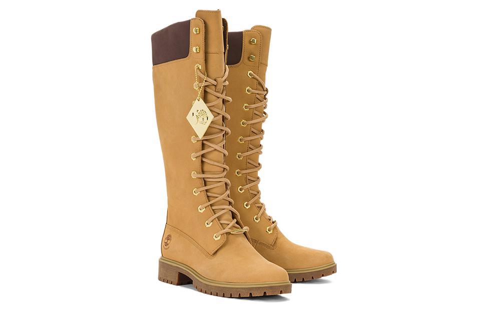 Lookbook (W) Botas Altas Outdoor Timberland 'Cómodas Versátiles Impermeables - Beige Claro' A2K4C