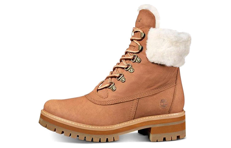(Women) Timberland High-Top Outdoor Casual Martin Boots 'Brown' 10004440