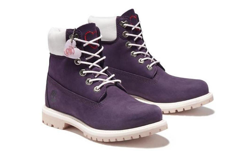 (W) Timberland High-Top Waterproof Work Boot 'Deep Purple' 圖 3